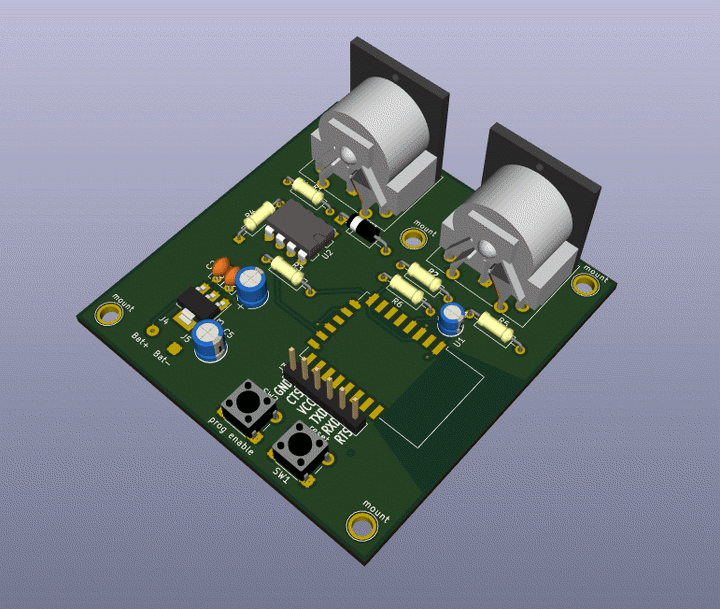 ESP8266 OSC to MIDI wifi pcb